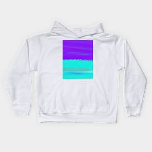 "Horizon" - Digital Psychedelic Design Kids Hoodie